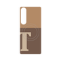 プレミアムパネル with SnapMag［ オリジナル - initial two tone - T brown ］