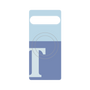 プレミアムパネル with SnapMag［ オリジナル - initial two tone - T blue ］
