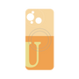 プレミアムパネル with SnapMag［ オリジナル - initial two tone - U orange ］