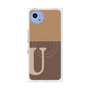 プレミアムパネル with SnapMag［ オリジナル - initial two tone - U brown ］