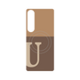 プレミアムパネル with SnapMag［ オリジナル - initial two tone - U brown ］