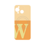 プレミアムパネル with SnapMag［ オリジナル - initial two tone - W orange ］