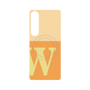 プレミアムパネル with SnapMag［ オリジナル - initial two tone - W orange ］
