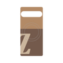 プレミアムパネル with SnapMag［ オリジナル - initial two tone - Z brown ］