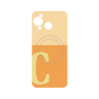 プレミアムパネル with SnapMag［ オリジナル - initial two tone - C orange ］