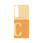 プレミアムパネル with SnapMag［ オリジナル - initial two tone - C orange ］