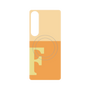 プレミアムパネル with SnapMag［ オリジナル - initial two tone - F orange ］