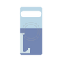 プレミアムパネル with SnapMag［ オリジナル - initial two tone - L blue ］