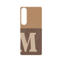 プレミアムパネル with SnapMag［ オリジナル - initial two tone - M brown ］