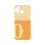 プレミアムパネル with SnapMag［ オリジナル - initial two tone - O orange ］