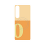 プレミアムパネル with SnapMag［ オリジナル - initial two tone - O orange ］