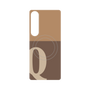 プレミアムパネル with SnapMag［ オリジナル - initial two tone - Q brown ］