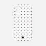Galaxy 着せ替えクリアプレート［ CASEPLAY Crown dots Black - ケースプレイ・クラウン・ドッツ ブラック ］