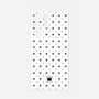 Galaxy 着せ替えクリアプレート［ CASEPLAY Crown dots Black - ケースプレイ・クラウン・ドッツ ブラック ］