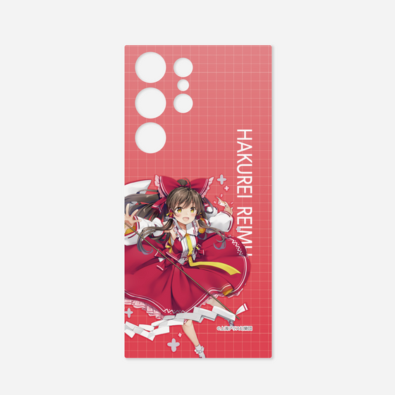 Galaxy 着せ替えクリアプレート［ 東方プロジェクト - 博麗霊夢 ］
