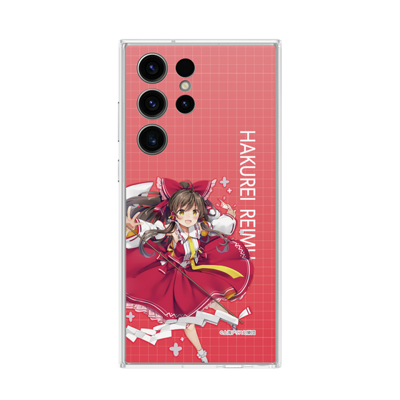 Galaxy 着せ替えクリアプレート［ 東方プロジェクト - 博麗霊夢 ］