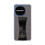 スリムプロテクションケース LANVIN en Bleu - STAND & RING RIBBON［ LANVIN en Bleu - Logo Pattern - Black ］