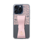 スリムプロテクションケース LANVIN en Bleu - STAND & RING RIBBON［ LANVIN en Bleu - Lace - Pink ］