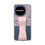 スリムプロテクションケース LANVIN en Bleu - STAND & RING RIBBON［ LANVIN en Bleu - Lace - Pink ］