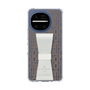 スリムプロテクションケース LANVIN en Bleu - STAND & RING RIBBON［ LANVIN en Bleu - Logo Pattern - Black ］