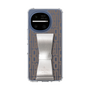 スリムプロテクションケース LANVIN en Bleu - STAND & RING RIBBON［ LANVIN en Bleu - Logo Pattern - Black ］
