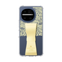 スリムプロテクションケース LANVIN en Bleu - STAND & RING RIBBON［ LANVIN en Bleu - Lace - Yellow ］