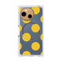 プレミアムスクエアケース with SnapMag［ シンプルドット - Yellow ］