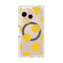 プレミアムスクエアケース with SnapMag［ シンプルドット - Yellow ］