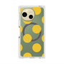プレミアムスクエアケース with SnapMag［ シンプルドット - Yellow ］