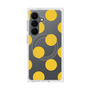 プレミアムスクエアケース with SnapMag［ シンプルドット - Yellow ］