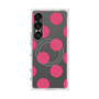 プレミアムスクエアケース with SnapMag［ シンプルドット - Pink ］