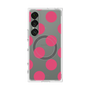 プレミアムスクエアケース with SnapMag［ シンプルドット - Pink ］