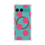 プレミアムスクエアケース with SnapMag［ シンプルドット - Pink ］