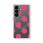 プレミアムスクエアケース with SnapMag［ シンプルドット - Pink ］