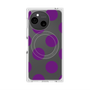 プレミアムスクエアケース with SnapMag［ シンプルドット - Purple ］