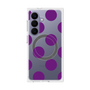 プレミアムスクエアケース with SnapMag［ シンプルドット - Purple ］