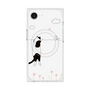 プレミアムスクエアケース with SnapMag［ 夢中に覗く三毛ねこ ］