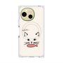 プレミアムスクエアケース with SnapMag［ 食いしん坊なねこ - White ］