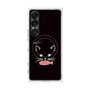 プレミアムスクエアケース with SnapMag［ 食いしん坊なねこ - Black ］