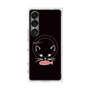 プレミアムスクエアケース with SnapMag［ 食いしん坊なねこ - Black ］
