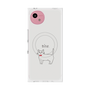 プレミアムスクエアケース with SnapMag［ 蝶ネクタイねこ - White ］