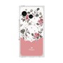 プレミアムスクエアケース with SnapMag［ ツインドットフラワー - Pink ］