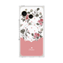 プレミアムスクエアケース with SnapMag［ ツインドットフラワー - Pink ］
