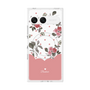 プレミアムスクエアケース with SnapMag［ ツインドットフラワー - Pink ］