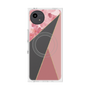 プレミアムスクエアケース with SnapMag［ マーブルトライアングルパレット - Pink ］