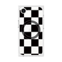 プレミアムスクエアケース with SnapMag［ 市松模様 - Black ］