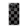プレミアムスクエアケース with SnapMag［ 市松模様 - Black ］