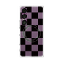 プレミアムスクエアケース with SnapMag［ 市松模様 - Black ］