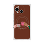 プレミアムスクエアケース with SnapMag［ Teatime - Brown ］