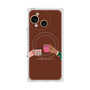 プレミアムスクエアケース with SnapMag［ Teatime - Brown ］